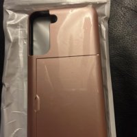  Нов Удароустойчив калъф за телефон с джоб за карти Samsung S22+ Самсунг, снимка 8 - Калъфи, кейсове - 36027776