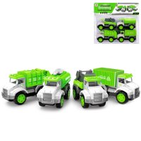 Детски инерционни камиони (4бр), снимка 1 - Коли, камиони, мотори, писти - 41833056
