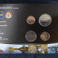 Комплектен сет - Швеция 2009 - 4 монети, снимка 1 - Нумизматика и бонистика - 44500041