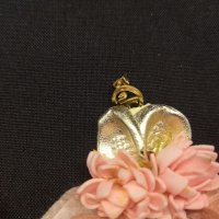 Дамски обеци цвете камелия, снимка 3 - Обеци - 41126504