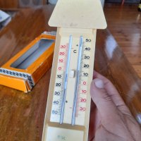 Стар термометър Minima Maxima, снимка 3 - Антикварни и старинни предмети - 42236036