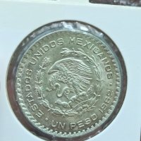 1 Песос 1962 г сребро

, снимка 3 - Нумизматика и бонистика - 41756998