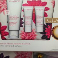 Комплект Clarins+несесер,НОВ, снимка 5 - Козметика за тяло - 39971741