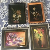 Картинки със сухи цветя, рамки за снимки, снимка 1 - Колекции - 41308926