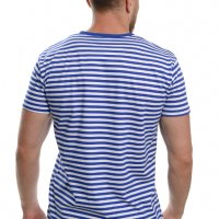 Нова мъжка моряшка тениска с джобче, снимка 3 - Тениски - 30528667