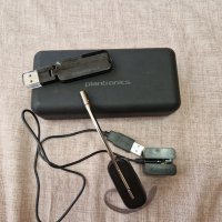 Безжична слушалка Plantronics d100a + USB адаптер, снимка 2 - Слушалки за компютър - 41754742