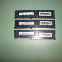 8.Ram DDR3 1333 Mz,PC3-10600E,2Gb,hynix,ECC,рам за сървър.Unbuffered.Кит 3 Броя, снимка 1 - RAM памет - 41878629