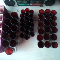  чаши Luminarc ruby red, снимка 5 - Сервизи - 40889001