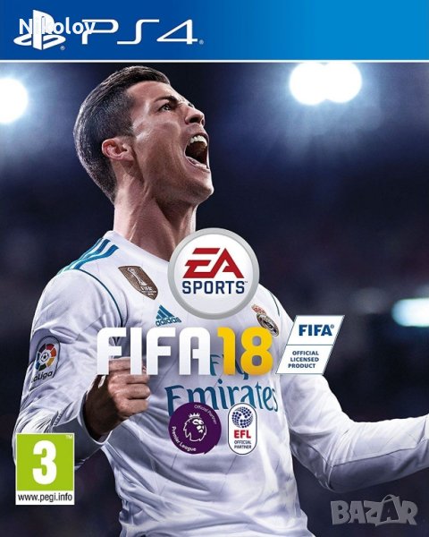 FIFA 18 PS4 (Съвместима с PS5), снимка 1