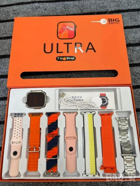Смарт часовник 7 в 1 Ultra 2.01, снимка 1