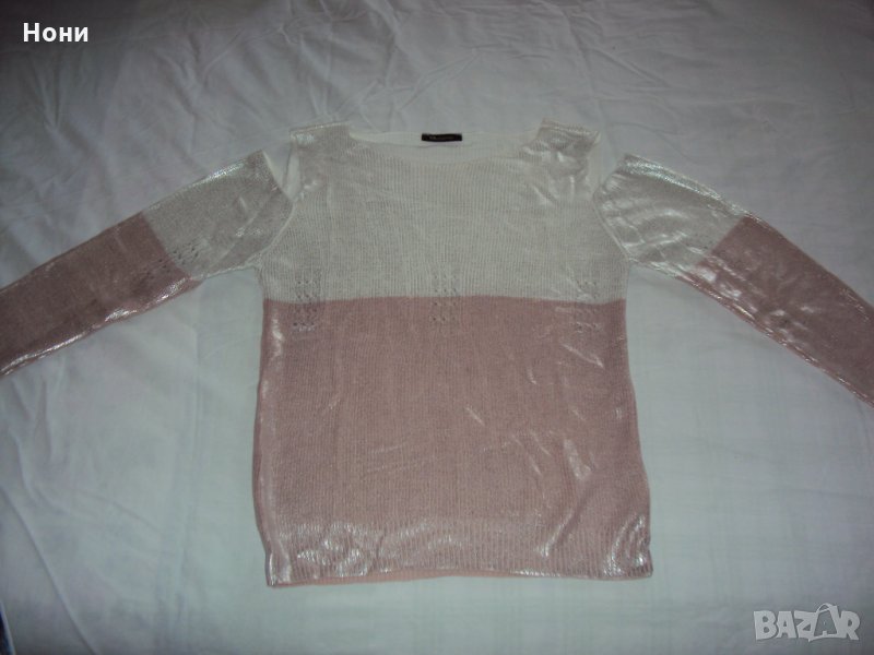 Блестяща нова дамска блуза с дълъг ръкав и голо рамо , снимка 1