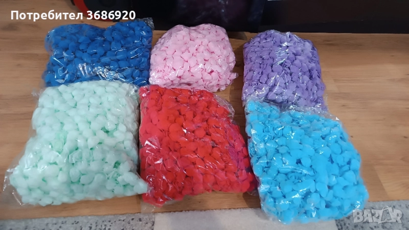 комплект с рози от фоам , снимка 1