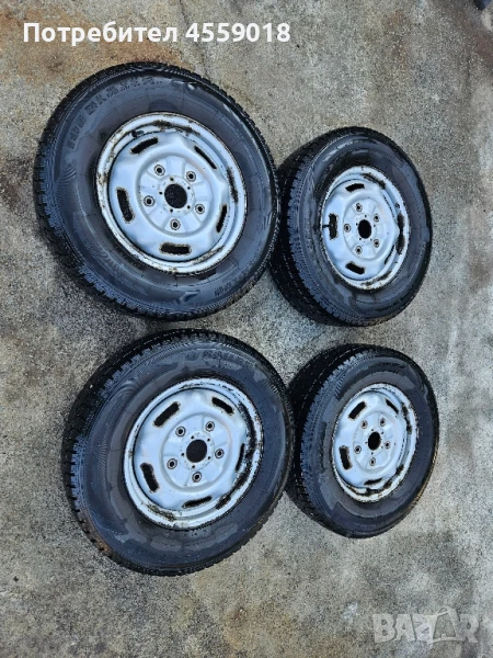 Гуми 215 75 16c с джанти за Форд Транзит, снимка 1