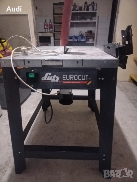 LUTZ голям немски стационарен циркуляр с режещ диск Ф 300мм Височина на рязане до 30mm / 3см, снимка 1