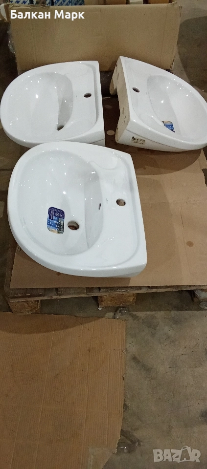 Нови порцеланови мивки/мивка за баня Cersanit – 60×45 см

, снимка 1