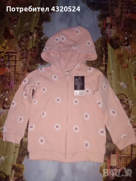 Детски суитчър за момиче-размер 86/92, снимка 1