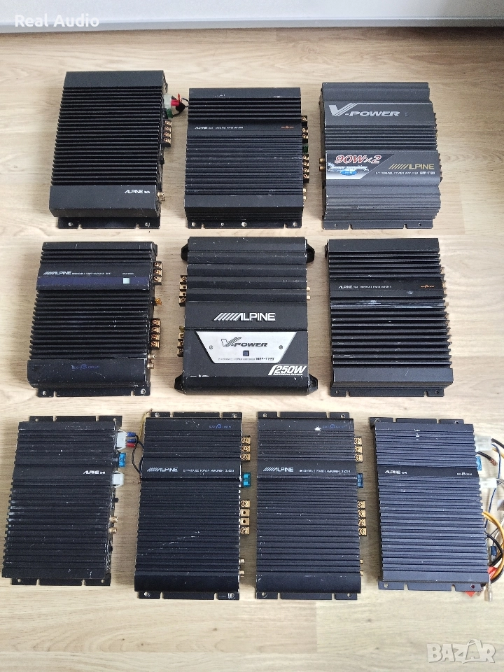 Лот 1 усилватели Alpine усилвател , снимка 1