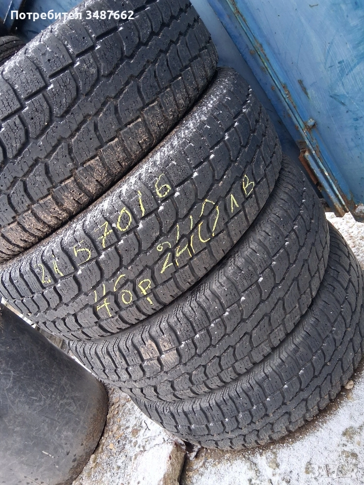 215 70 16 RADIAL 4броя зимни , снимка 1