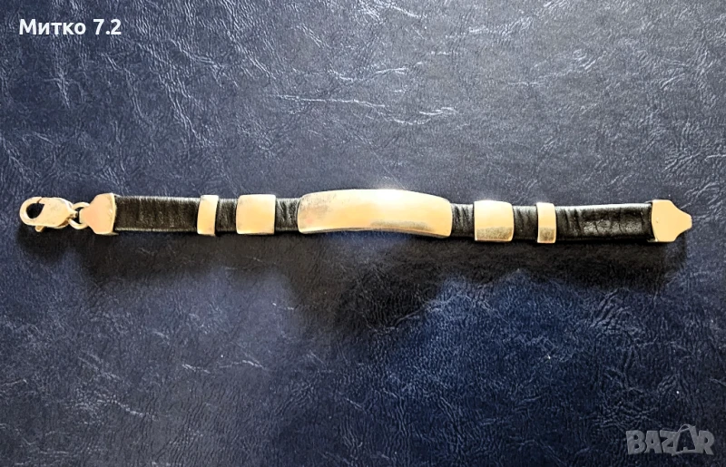 сребърна гривна - 23, снимка 1