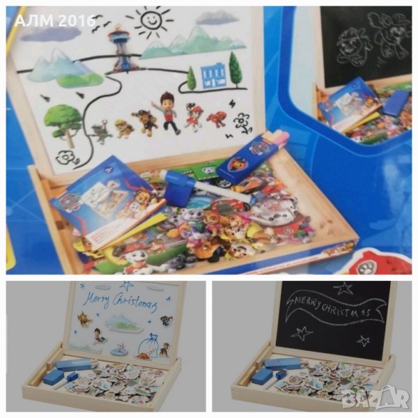 Магнитно - тебеширена дъска Пес Патрул, снимка 1