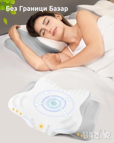 Нова Мемори пяна възглавница за сън и облекчаване на болки във врата, снимка 1