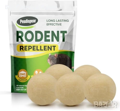 Нов Репелент за плъхове и мишки 5 броя Сашета До 90 дни защита дом , снимка 1