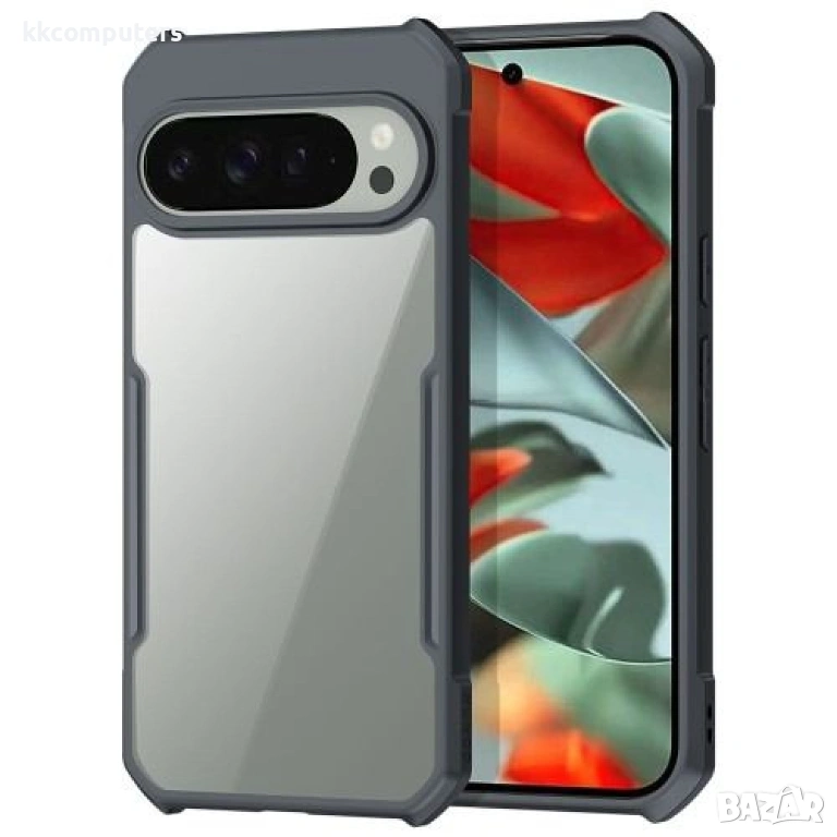 Google Pixel 9 Pro / Pixel 9 XUNDD Силиконов Калъф TPU+Acrylic и Протектор, снимка 1