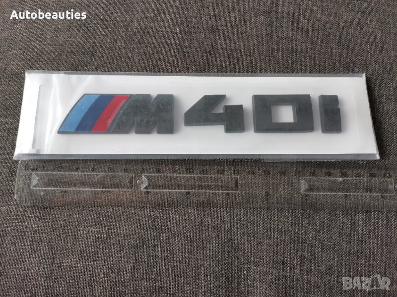 черни БМВ М40и BMW M40i емблеми лога, снимка 1