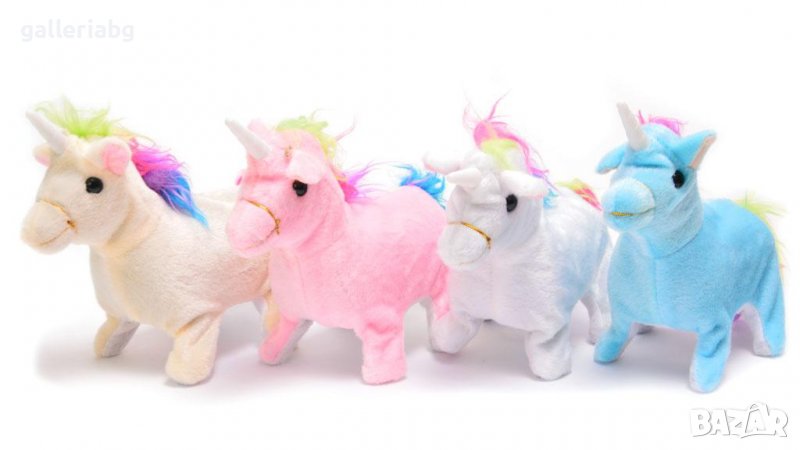 Музикален плюшен еднорог, снимка 1