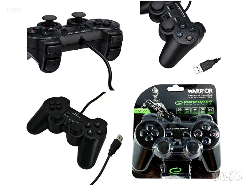 НОВИ! Джойстик геймпад Esperanza Warrior GX300, снимка 1