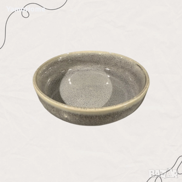 Купа за салата "Мъглива елегантност" 20см., снимка 1