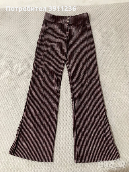 Джинсов панталон с широк крачол , снимка 1