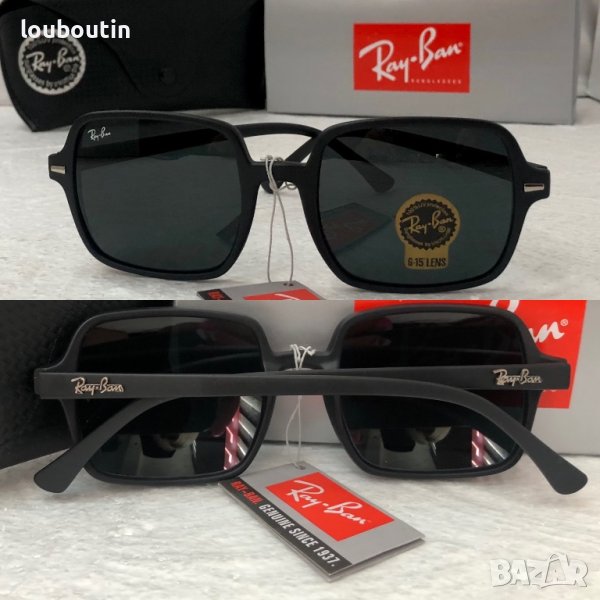 Ray-Ban RB1973 Skuare 2 Рей Бан дамски слънчеви очила черни, снимка 1
