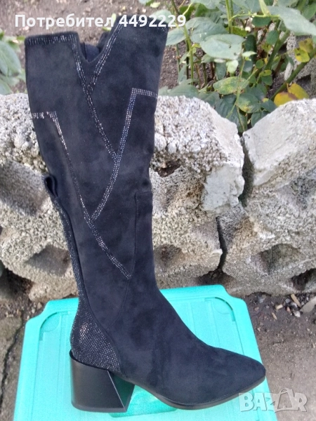 Елегантни дамски ботуши , снимка 1