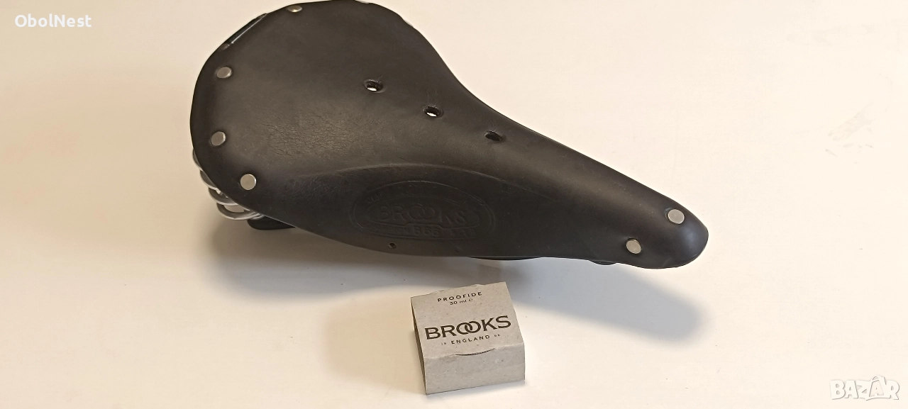 Седалка за велосипед - Brooks B66 S | Оригинална | Eстествена кожа, снимка 1