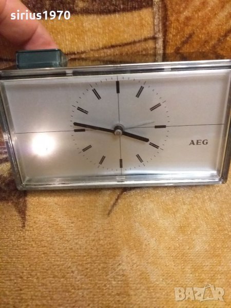 Рядък AEG немски електромеханичен часовник, снимка 1