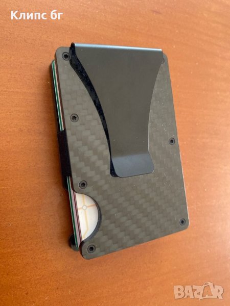 Нов карбонов държач за карти и пари, снимка 1