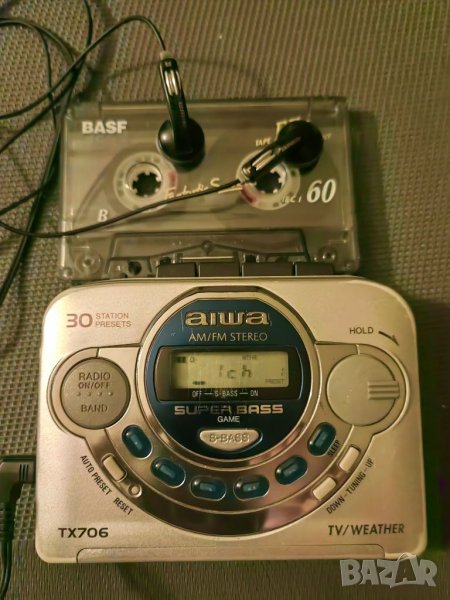 Aiwa  TX-706 reverse уокмен, снимка 1