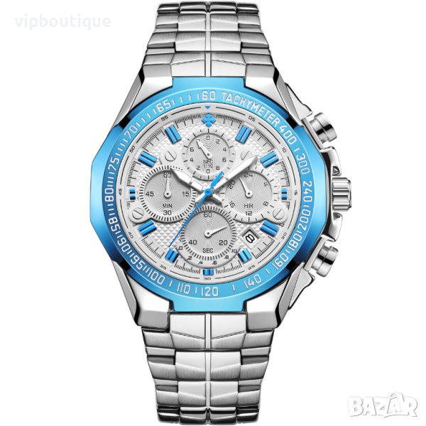 Мъжки Спортен Метален Часовник, снимка 1