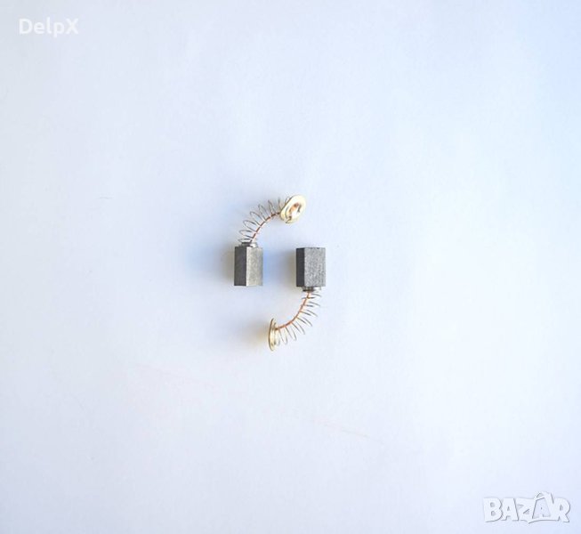 Въглено-графитна четка с пружина и накрайник профил 5x8x12mm, снимка 1