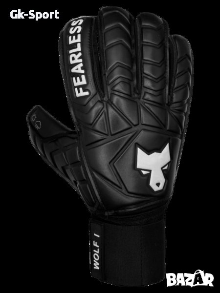 Вратарски ръкавици Fearless Wolf I Black размер 4, снимка 1
