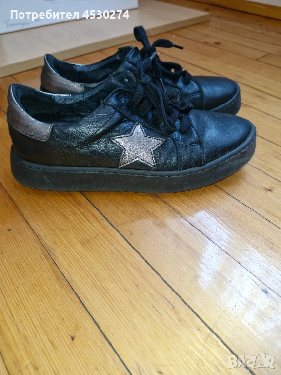 Дамски кожени обувки, снимка 1