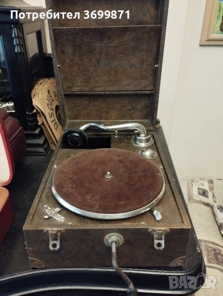 Грамофон на пружина., снимка 1