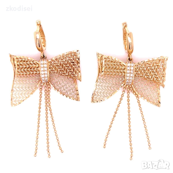 Златни обеци 7,81гр. 14кр. проба:585 модел:34367-1, снимка 1