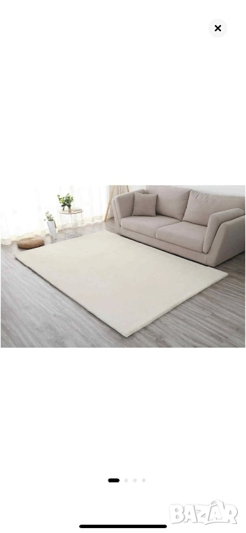 2 броя килим 200/300 см заешки косъм 3 см, снимка 1