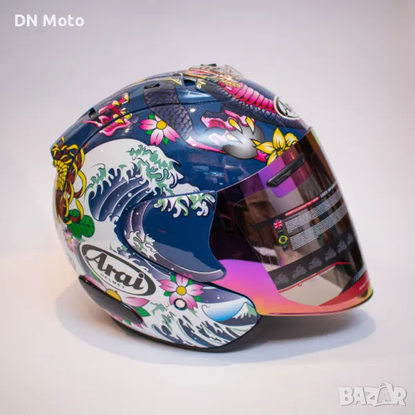 Каска за мотор пистов , скутер , ел. тротинетка др. ( Размер М 57-58 ), снимка 1