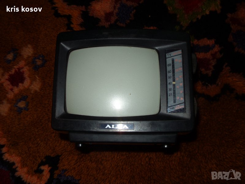  Alba 5" Portable B/W TV AM-FM Радио rare/retro, снимка 1