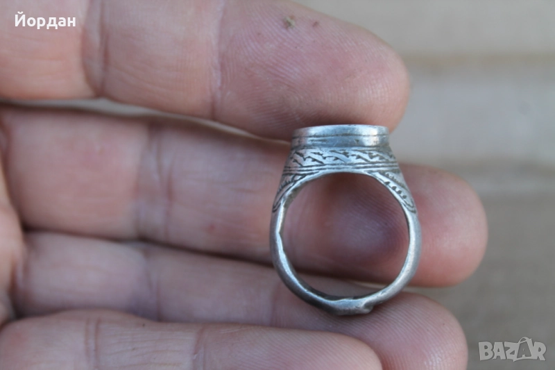 Сребърен Турски пръстен, снимка 1
