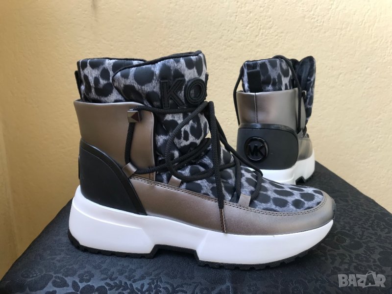 MICHAEL KORS Cassia animal print booties , снимка 1