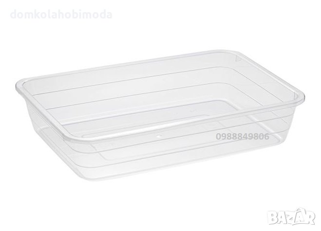 Органайзер за хладилник, прозрачна пластмаса. 35,7х25х7см, снимка 1